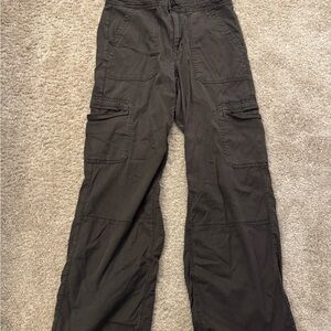 American Eagle Outfitters Charcoal Cargo Pants